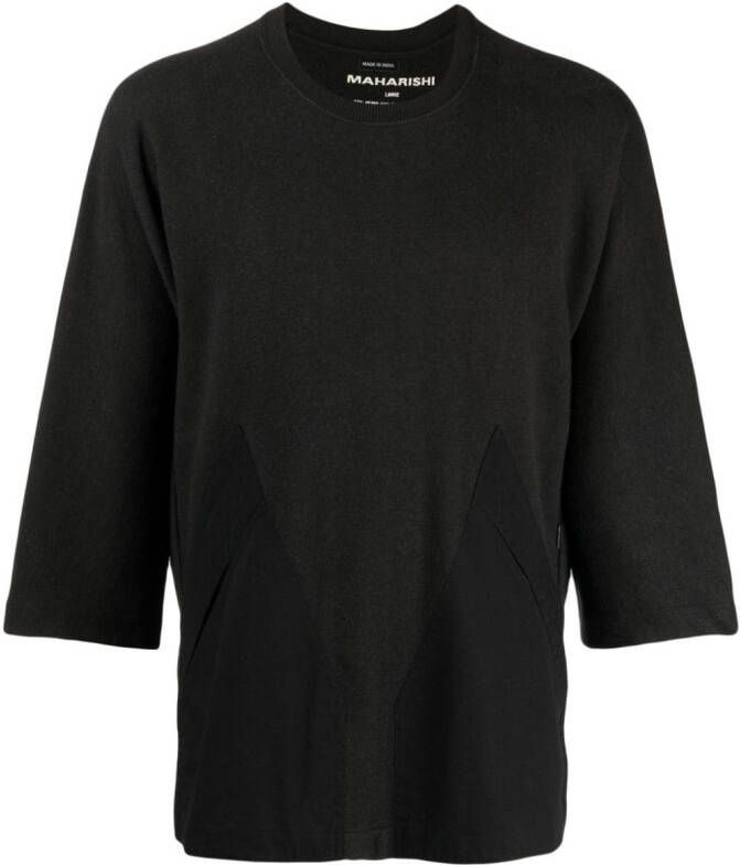 Maharishi Gebreid T-shirt Zwart