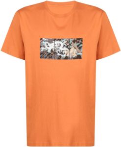 Maharishi T-shirt met print Oranje