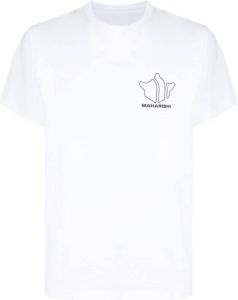 Maharishi T-shirt met logoprint Wit