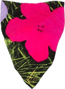 Maharishi Mondkapje met bloemenprint Rood