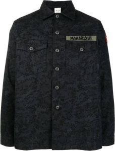 Maharishi Overhemd met camouflageprint Zwart