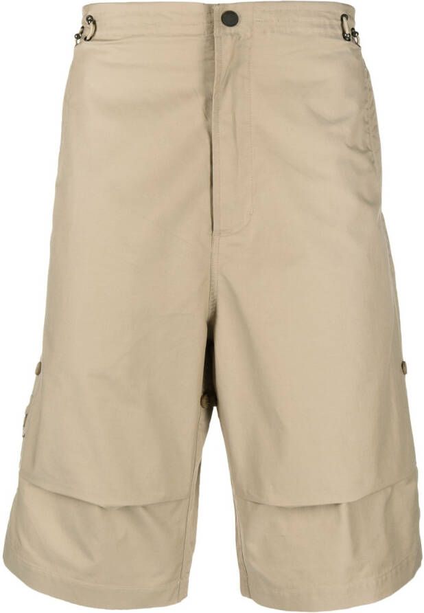Maharishi Ruimvallende shorts Beige