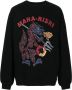 Maharishi Sweater met logoprint Zwart - Thumbnail 1