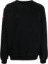 Maharishi Sweater met patchdetail Zwart - Thumbnail 1