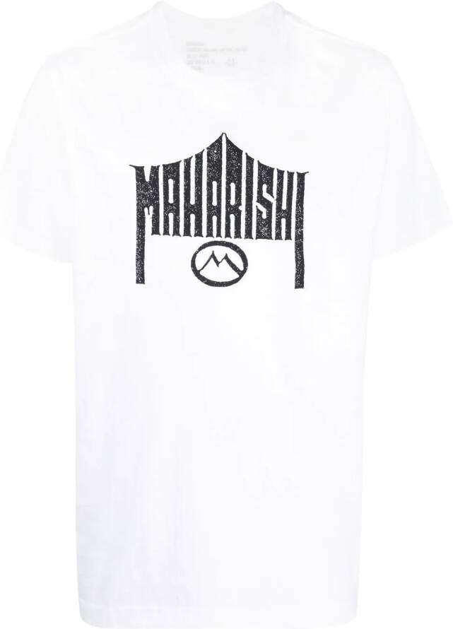 Maharishi T-shirt met logoprint Wit