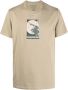 Maharishi T-shirt met print Beige - Thumbnail 1