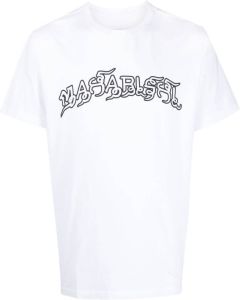 Maharishi T-shirt van biologisch katoen Wit