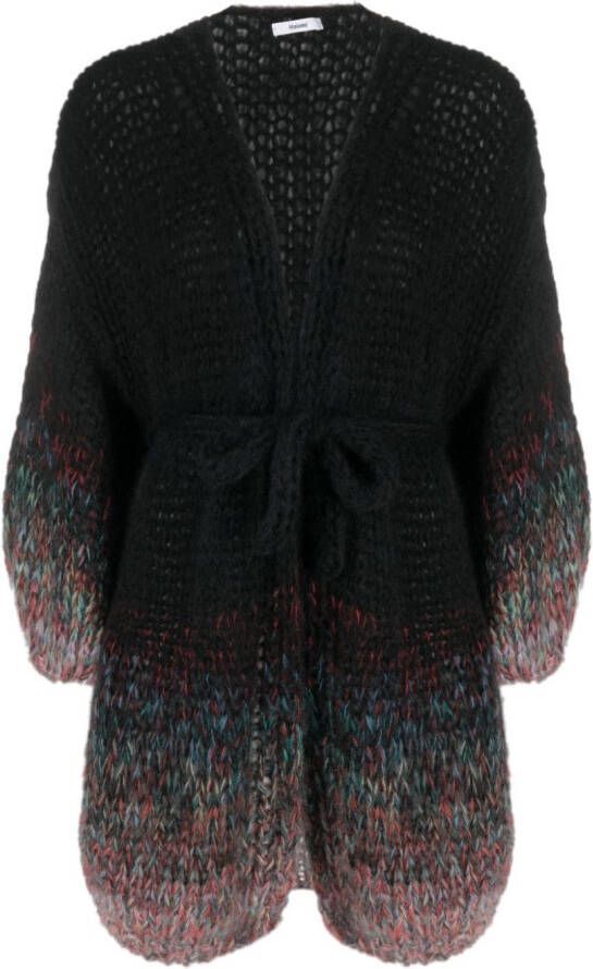 Maiami Oversized vest Zwart