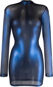 Maison Close Bodycon mini-jurk Blauw
