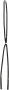 Maison Close Harnas met logoprint Zwart - Thumbnail 1