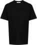 Maison Kitsuné T-shirt met borduurwerk Zwart - Thumbnail 1
