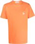 Maison Kitsuné T-shirt met vospatch Oranje - Thumbnail 1