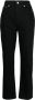 Maison Kitsuné High waist jeans Zwart - Thumbnail 1