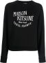 Maison Kitsuné Katoenen sweater Zwart - Thumbnail 1