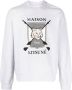 Maison Kitsuné Sweater met logoprint Grijs - Thumbnail 1