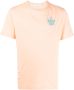 Maison Kitsuné T-shirt met logoprint Roze - Thumbnail 1