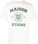 Maison Kitsuné T-shirt met logoprint Wit - Thumbnail 1