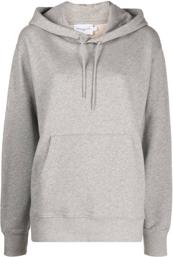 Maison Kitsuné Hoodie met print Grijs