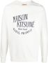 Maison Kitsuné Sweater met logoprint Wit - Thumbnail 1