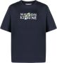 Maison Kitsuné T-shirt met geborduurd logo Blauw - Thumbnail 1