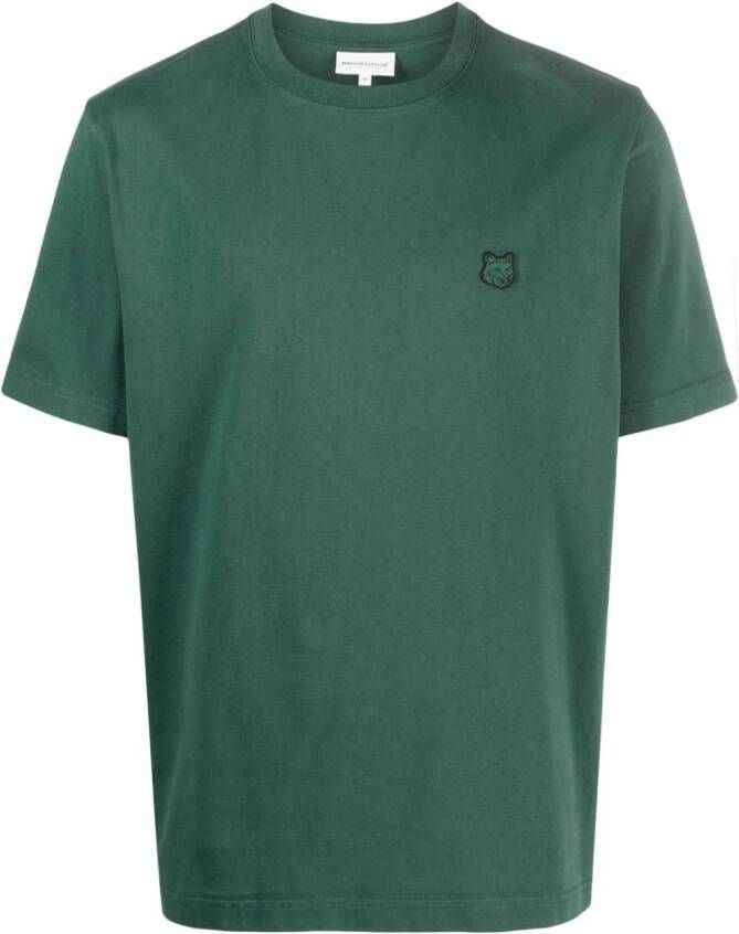 Maison Kitsuné T-shirt met korte mouwen Groen