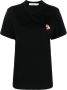 Maison Kitsuné T-shirt met logo Zwart - Thumbnail 1