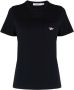 Maison Kitsuné T-shirt met logopatch Zwart - Thumbnail 1