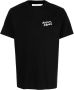 Maison Kitsuné T-shirt met logoprint Zwart - Thumbnail 1