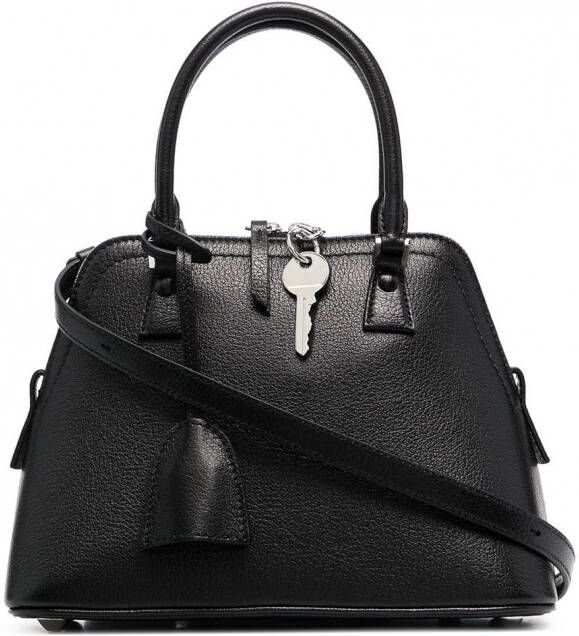 Maison Margiela Kleine 5AC tas met handgreep Zwart