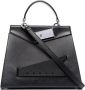 Maison Margiela Snatched leren shopper Zwart - Thumbnail 1
