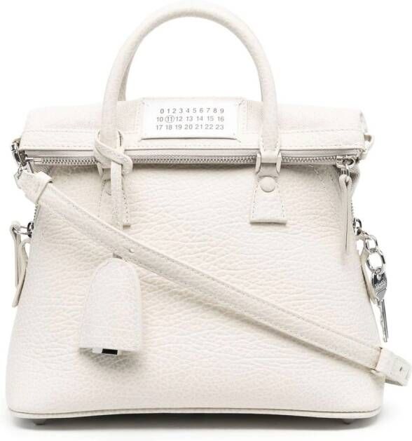 Maison Margiela Kleine 5AC Classique tas met handgreep Wit