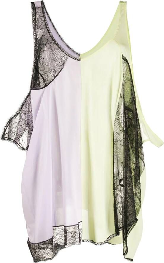 Maison Margiela Asymmetrisch hemd Paars