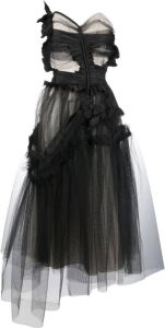 Maison Margiela Asymmetrische jurk Zwart