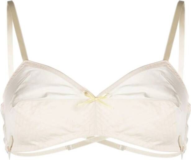 Maison Margiela Bh met strikdetail Beige