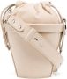 Maison Margiela Fire kleine leren bucket-tas Bruin - Thumbnail 1