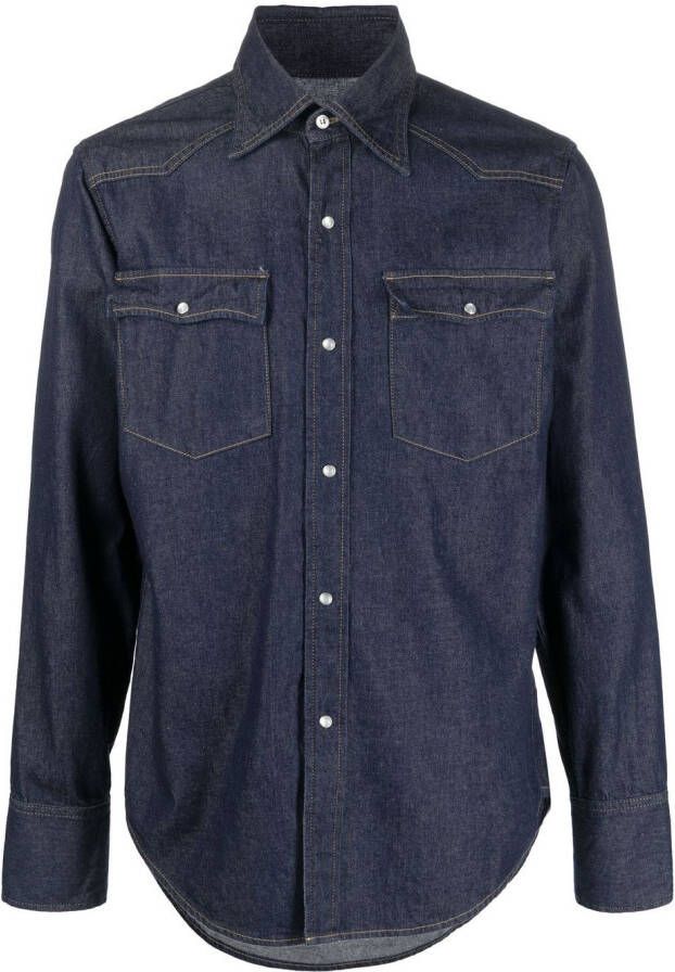 Maison Margiela Denim overhemd Blauw