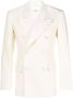 Maison Margiela Mohair-zijden blazer met dubbele rij knopen Beige - Thumbnail 1