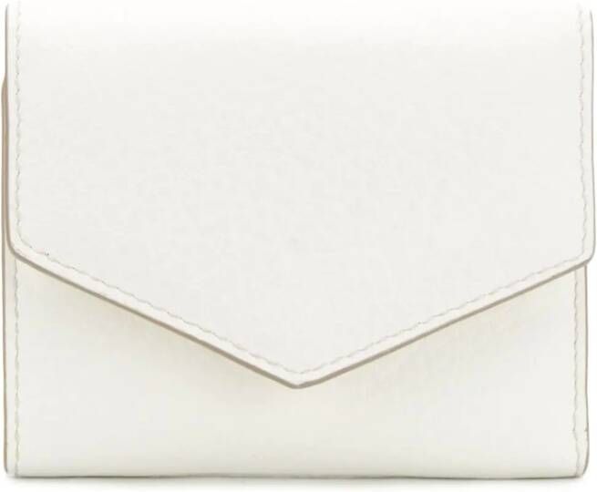Maison Margiela Leren portemonnee Wit