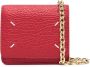 Maison Margiela Leren portemonnee Rood - Thumbnail 1