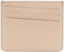 Maison Margiela Leren pasjeshouder met vier stiksels Beige - Thumbnail 1