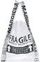 Maison Margiela 'Fragile' shopper tas Zwart - Thumbnail 1
