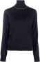 Maison Margiela Work-In-Progress trui met hoge hals Blauw - Thumbnail 1