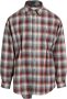 Maison Margiela x Pendleton geruite playsuit blouse Rood - Thumbnail 1