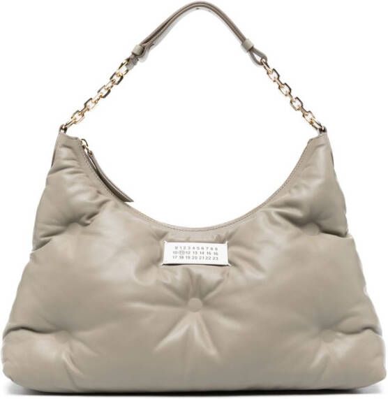 Maison Margiela Glam Slam Hobo medium schoudertas Grijs