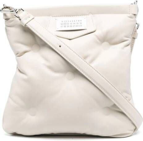Maison Margiela Glam Slam gewatteerde crossbodytas Beige