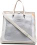 Maison Margiela Glam Slam shopper met print Beige - Thumbnail 1
