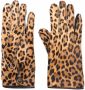 Maison Margiela Handschoenen met luipaardprint Bruin - Thumbnail 1