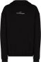 Maison Margiela Hoodie met geborduurd logo Zwart - Thumbnail 1