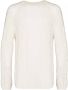 Maison Margiela Kabelgebreide trui Wit - Thumbnail 1