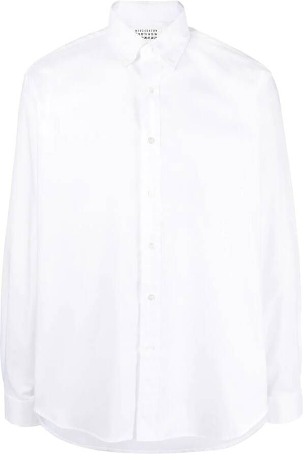 Maison Margiela Katoenen overhemd Wit